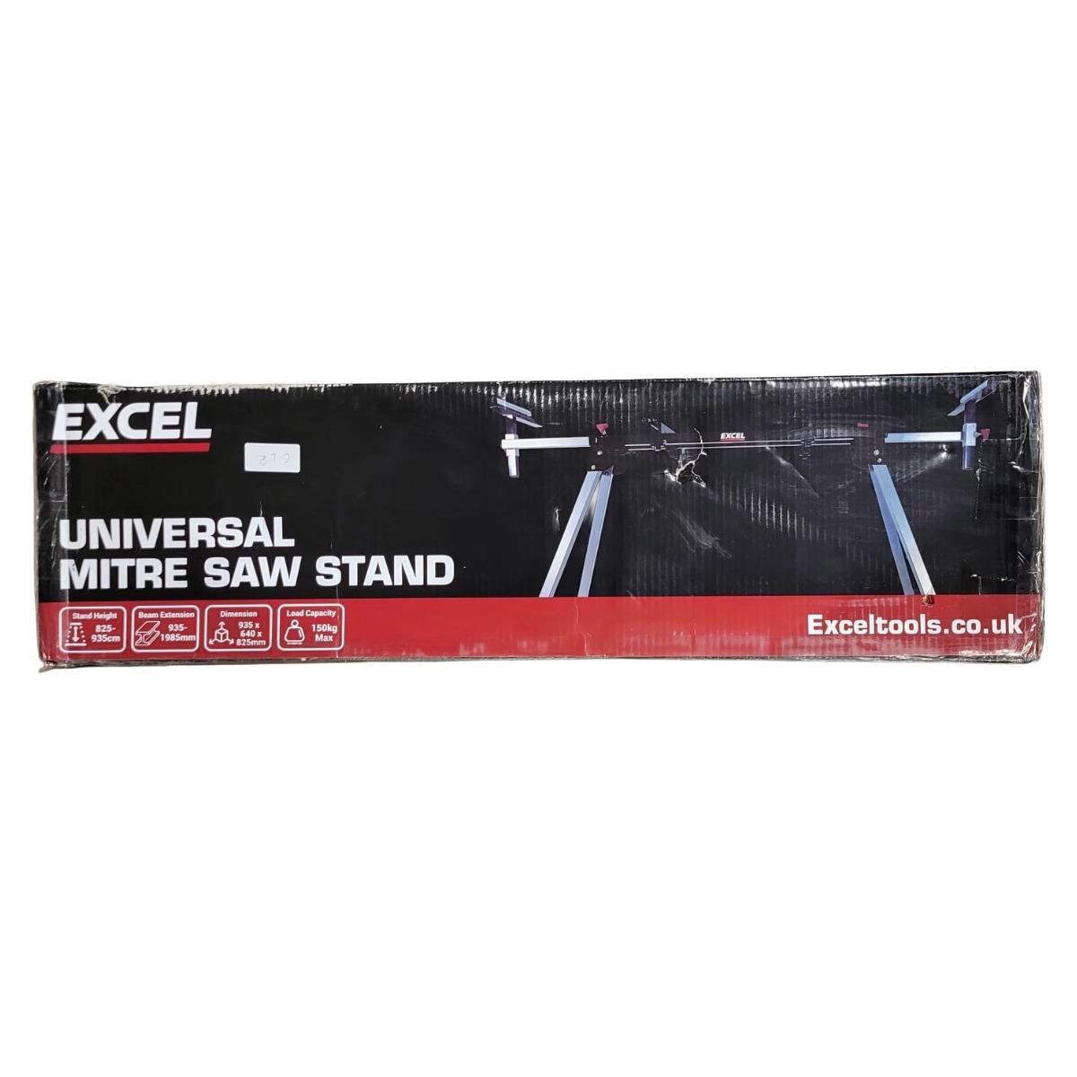 Excel Universal Mitre Saw Leg Stand with Extendable Roller Item Condition Damaged Box